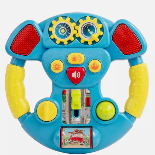 Musical Steering Wheel For Toddlers (random Color)