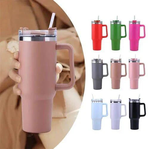 Stainless Steel Vacuum Cup Thermal Mug For Ice Coffee Travel Car Cup (random Color)