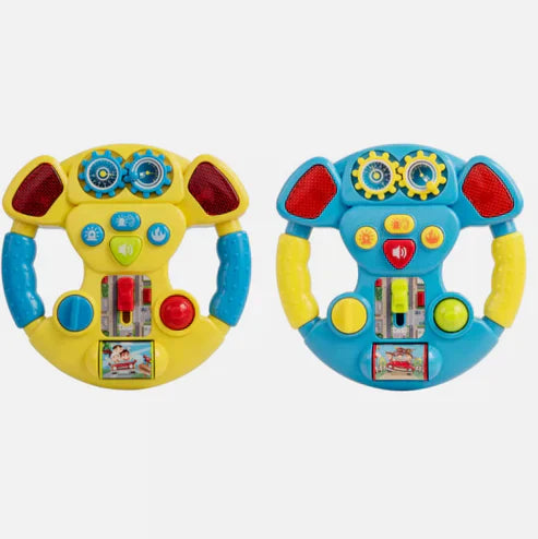 Musical Steering Wheel For Toddlers (random Color)