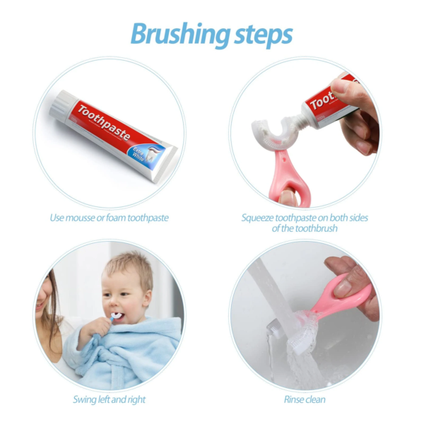 V360 Degree U-shaped Baby Toothbrush