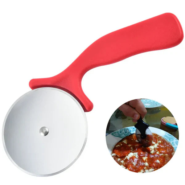 Pizza Cutter, Pizza R Big Size Cooker Stainless Steel, Commercial Use, Kitchen Helper(random Color