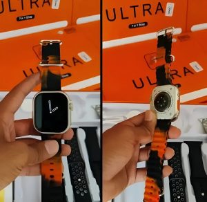 With Out Metal Strip Ultra Smart Watch Ultra 7 In 1 (random Color)