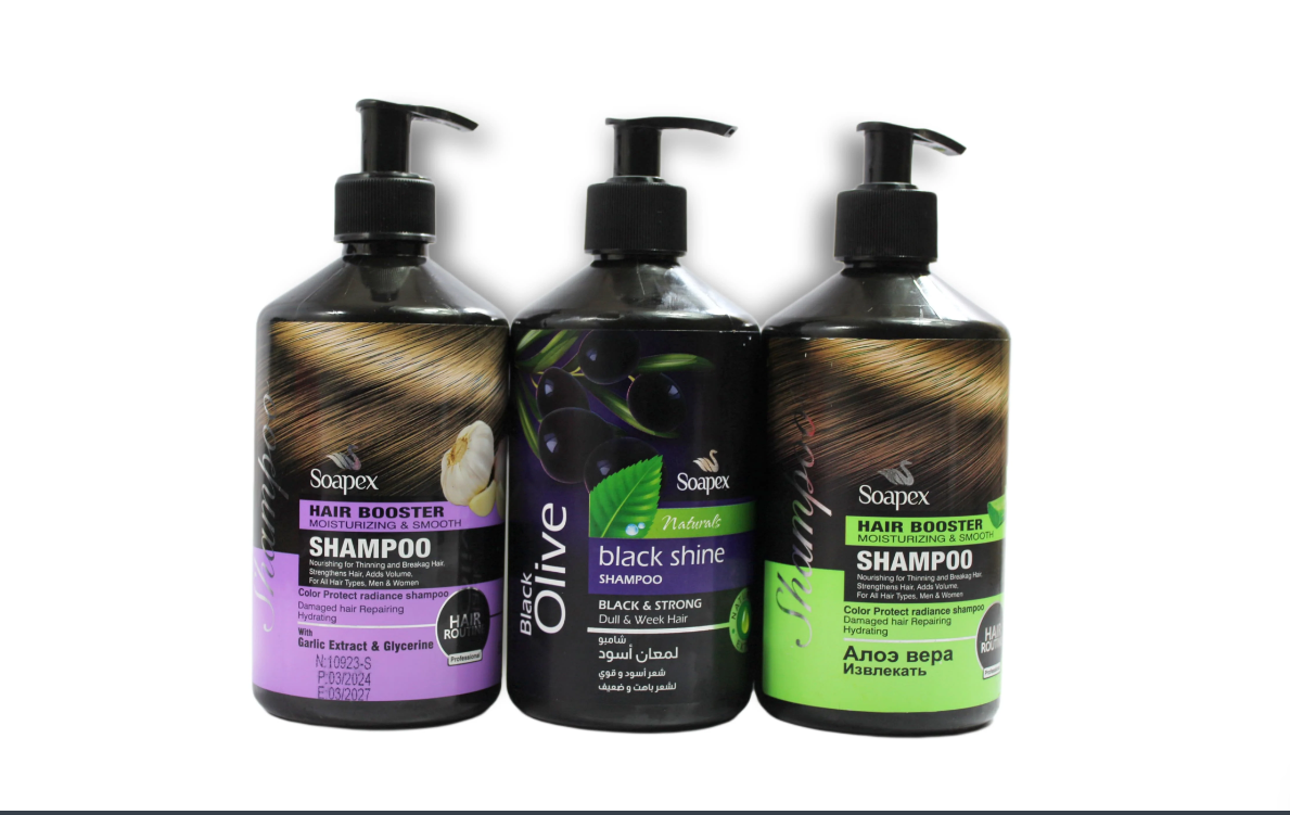 Soapex Black Olive Shine Shampoo 500ml