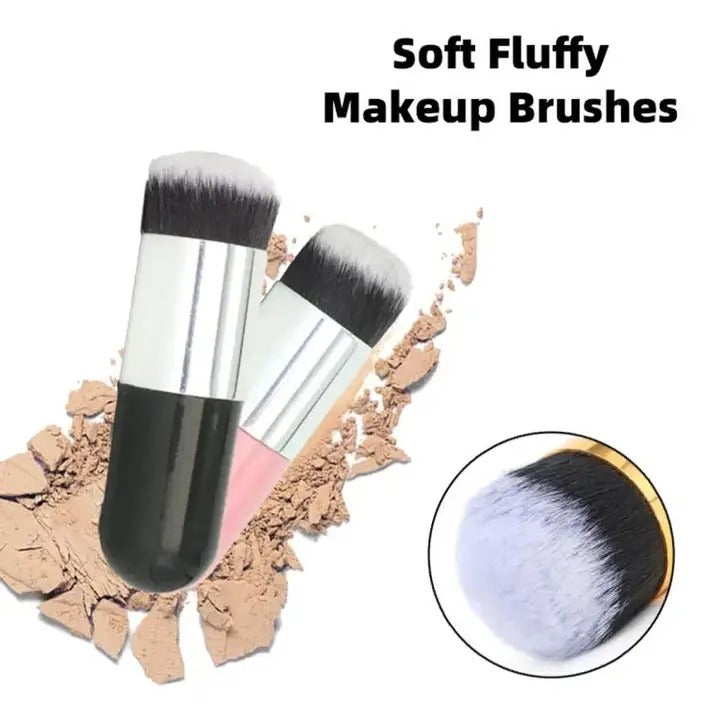 Make-up Fixer Brush, Foundation Brush, Foundation Blender, Flat Cream Makeup Brush, Premium Quality Makeup Brush (random Color