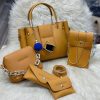 Charles And Kieth 5 Pcs Set Ladies Hand Bag