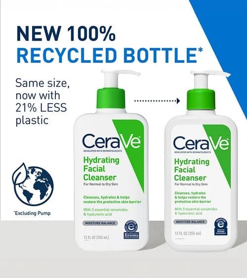 Cerave Hydrating Cream To Foam Cleanser For Normal To Dry Skin 473Ml