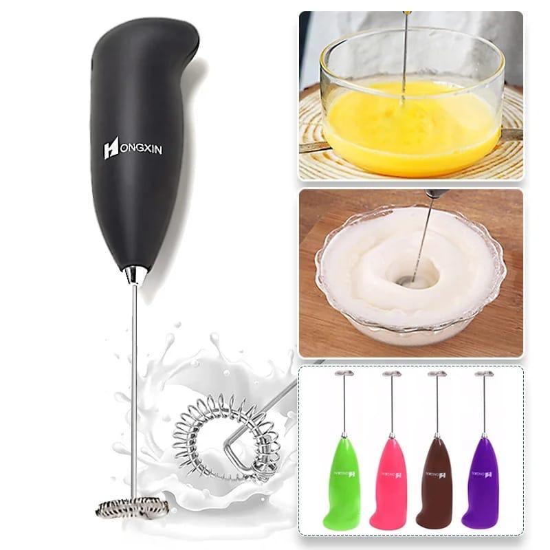 Electric Egg Beater Milk Drink Coffee Whisk Mixer Foamer Mini Handle Stirrer Practical